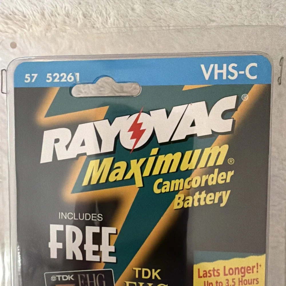 Rayovac Camcorder Battery RV-4019T 6V/3600mAh New Panasonic JVC Qasar Magnavox